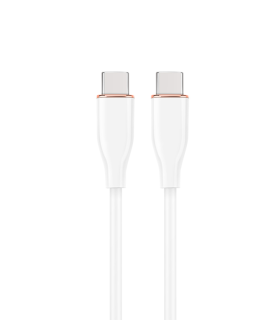 CABLE DE CARGA Y DATOS GEMBIRD PD TIPO C SILICONA ALTA CALIDAD 15M BLANCO