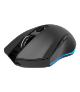 RATON GAMING GEMBIRD RGB INALAMBRICO RECARGABLE DE 6 BOTONES FIREBOLT NEGRO