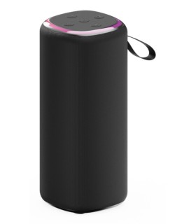 ALTAVOZ PORTATIL GEMBIRD SPK BT LED 08L 10W BT NEGRO LUZ LED