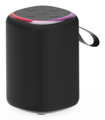 ALTAVOZ PORTATIL SPK BT LED 08S 3W BT NEGRO LUZ LED
