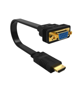 CABLE CONVERTIDOR EWENT HDMI MACHO VGA HEMBRA 020 METROS