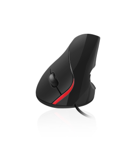 RATON EWENT EW3156 ERGONOMICO OPTICO 1000 DPI NEGRO USB