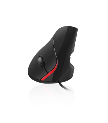 RATON EWENT EW3156 ERGONOMICO OPTICO 1000 DPI NEGRO USB