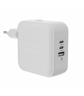 HYPER 70W USB C GAN TRAVEL CHARGER 3C1A WHITE