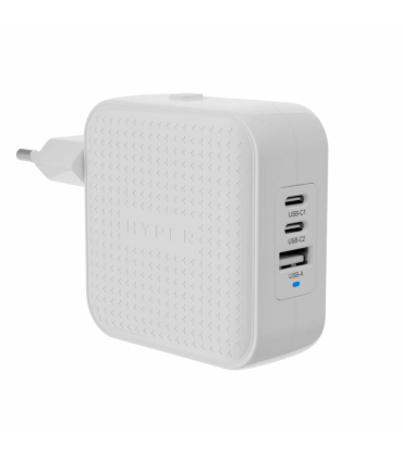 HYPER 70W USB C GAN TRAVEL CHARGER 3C1A WHITE