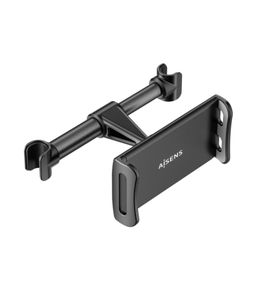 SOPORTE TABLET AISENS COCHE AJUSTABLE 1 PIVOTE REPOSACABEZAS NEGRO