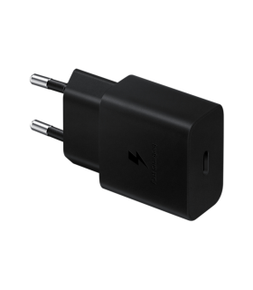 CARGADOR SAMSUNG EP T1510 USB C 15W BLACK CON CABLE