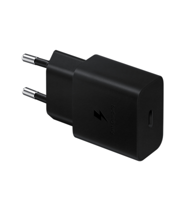 CARGADOR SAMSUNG EP T1510 USB C 15W BLACK CON CABLE