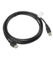 CABLE ALARGADOR LANBERG USB 2.0 MACHO HEMBRA 3M NEGRO