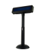 VISOR POSIFLEX VFD FLUORESCENTE 2X20 USB NEGRO PD 2800IIUN