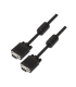CABLE AISENS SVGA CON FERRITA HDB15 M HDB15 M NEGRO 60M