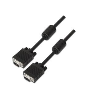 CABLE AISENS SVGA CON FERRITA HDB15 M HDB15 M NEGRO 30M