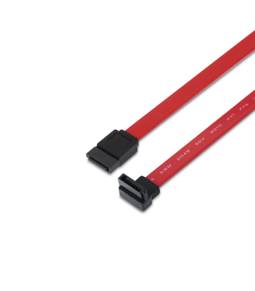 CABLE AISENS SATA III DATOS 6G DATOS ACODADO ROJO 05M