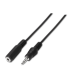 CABLE AUDIO AISENS ESTEREO JACK 35 M JACK 35 H NEGRO 15M