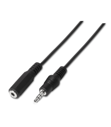 CABLE AUDIO AISENS ESTEREO JACK 35 M JACK 35 H NEGRO 15M