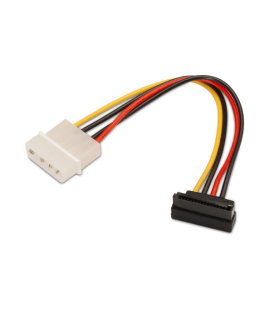 CABLE AISENS SATA ALIMENTACION ACODADO MOLEX 4PIN M SATA H 16CM