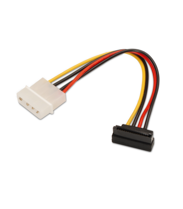 CABLE AISENS SATA ALIMENTACION ACODADO MOLEX 4PIN M SATA H 16CM