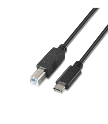CABLE AISENS USB 20 IMPRESORA 3A TIPO USB C M B M NEGRO 10M