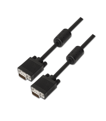 CABLE AISENS SVGA CON FERRITA HDB15 M HDB15 M NEGRO 20M