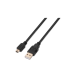 CABLE AISENS USB 20 TIPO A M MINI B M NEGRO 18M