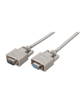 CABLE AISENS SERIE RS232 DB9 M DB9 H BEIGE 18M