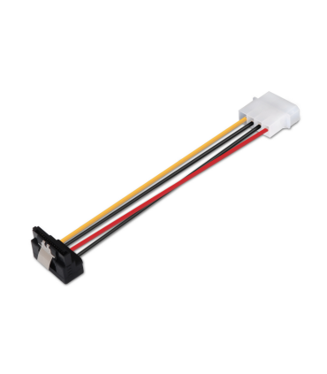 CABLE AISENS SATA ALIM ACODADO ANCLAJES MOLEX 4PIN M SATA H 16CM