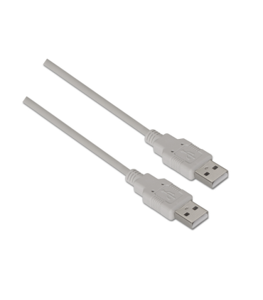 CABLE AISENS USB 20 TIPO A M A M BEIGE 10M