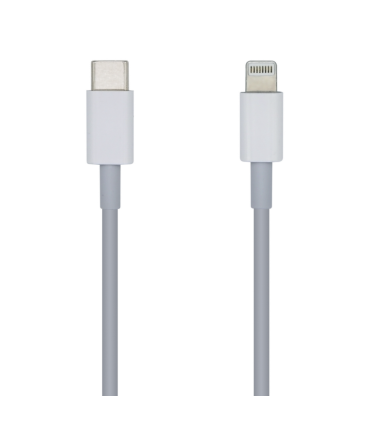 CABLE AISENS USB 20 LIGHTNING M USB C M PD BLANCO 20CM