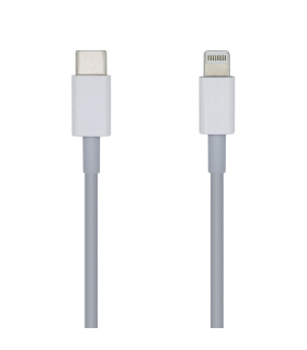 CABLE AISENS USB 20 LIGHTNING M USB C M PD BLANCO 20M