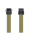 CABLE ALIMENTACION AISENS 8PIN H-4+4PIN M 30CM
