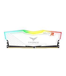 DDR4 TEAMGROUP T FORCE DELTA RGB 16GB X1 3200 BLANCO