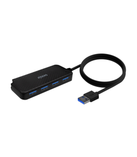 HUB AISENS USB 30 TIPO A M 4XTIPO A H NEGRO 60CM