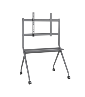 SOPORTE SUELO AISENS RUEDAS BANDEJA DVD PANTALLA 120KG 50 86