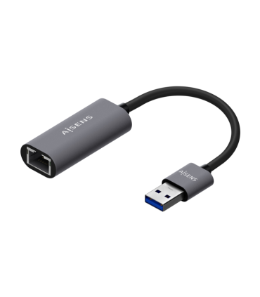 CONVERSOR AISENS USB 30 A ETHERNET GIGABIT GRIS 15CM