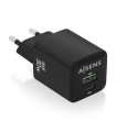 CARGADOR AISENS GAN 30W 1XUSB-C PD3.0 QC4.0 1XUSB-A QC3.0 NEGRO
