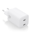 CARGADOR AISENS GAN 65W 2XUSB-C PD3.0 QC4.0 BLANCO
