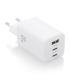 CARGADOR AISENS GAN 65W 2XUSB C PD30 QC40 1XUSB A QC30 BLANCO