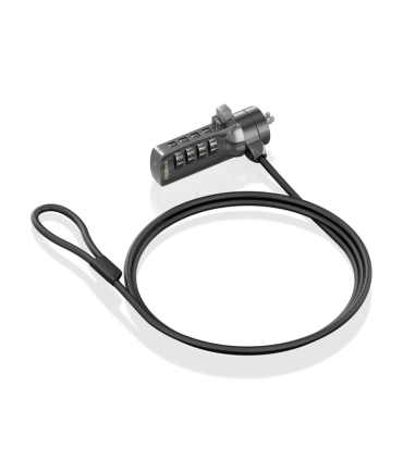 CABLE SEGURIDAD AISENS CERRADURA COMBINACION KENSINGTON 15M NEGRO