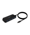HUB AISENS USB 3.1 USB-C USB-C/M-4XTIPO A/H NEGRO 60CM