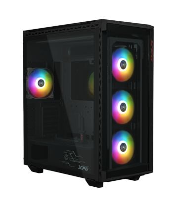 CAJA GAMING XPG BATTLECRUISER II E ATX 1XUSB C 2XUSB SIN FUENTE NEGRO