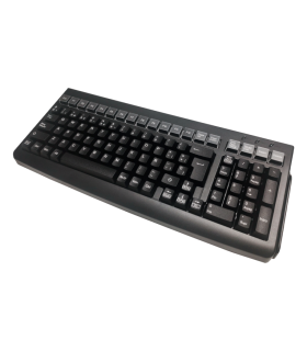 TECLADO POS MUSTEK MKB 800 BANDA MAGNETICA 3PISTAS USB NEGRO