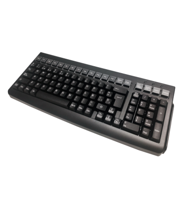 TECLADO POS MUSTEK MKB 800 BANDA MAGNETICA 3PISTAS USB NEGRO