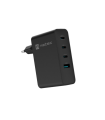 CARGADOR NATEC RIBERA GAN 100W 3XUSB-C + 1XUSB-A PD3.0 QC3.0 NEGRO