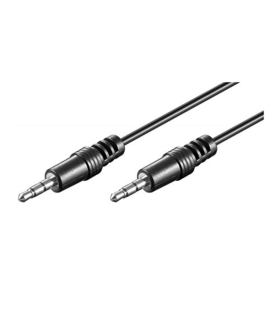 CABLE AUDIO ESTEREO EWENT JACK 35mm MACHO A 35mm MACHO 2m