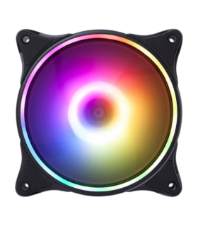 VENTILADOR HIDITEC GAMING ARGB N18 ARGB BLACK 120MM