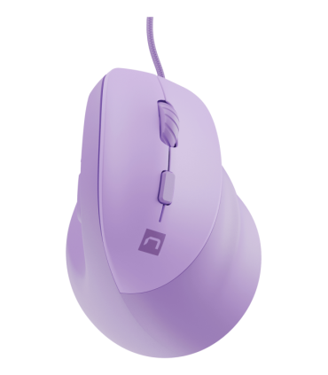 RATON NATEC CRAKE 2 PRO VERTICAL DIESTRO 12800 DPI OPTICO LAVANDA USB