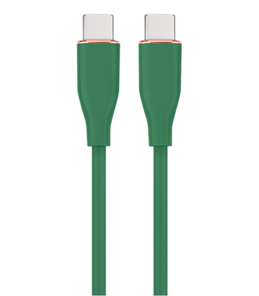 CABLE DE CARGA Y DATOS GEMBIRD PD TIPO C SILICONA ALTA CALIDAD 15M VERDE