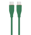 CABLE DE CARGA Y DATOS GEMBIRD (PD) TIPO-C SILICONA ALTA CALIDAD 1,5M VERDE