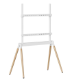 SOPORTE DE SUELO GEMBIRD PARA TV 55" - 86" BLANCO/MADERA