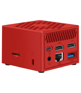 MINI PC LEOTEC INTEL N100 12GB 256GB M2 WIN11 PRO PRE INSTAL ROJO